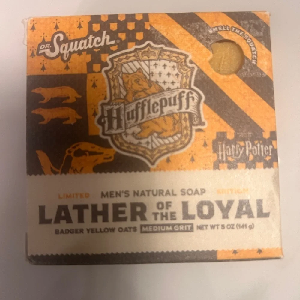 Dr. Squatch Hufflepuff Lather Of The Loyal Men's Natural Soap